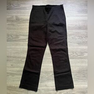 Lilly Pulitzer Black Pocket Side Zip Straight Career Professional Pants Size 6